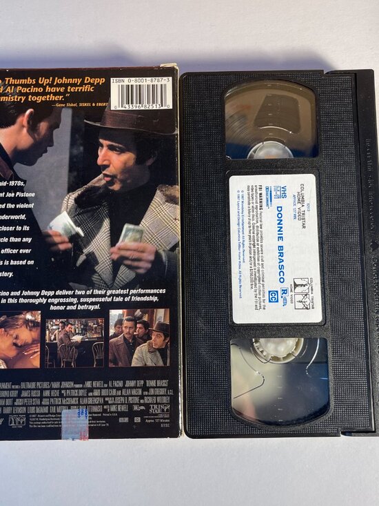 Goodfellas & Donnie Brasco VHS Bundle Mob Mafia True Story Movie Lot - Picture 3 of 5